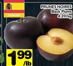 Supermarché PA PRUNES NOIRES | Black Plums offer