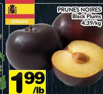 Supermarché PA PRUNES NOIRES | Black Plums offer
