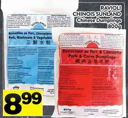 Supermarché PA RAVIOLI CHINOIS SUNLAND | Chinese Dumplings offer