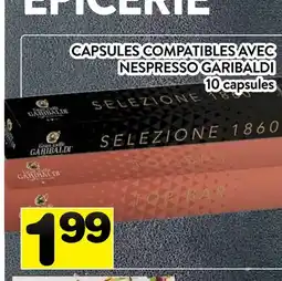 Supermarché PA CAPSULES COMPATIBLES AVEC | NESPRESSO GARIBALDI offer