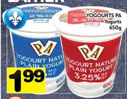 Supermarché PA YOGOURTS PA | YOGURTS offer