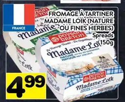 Supermarché PA Fromage À Tartiner Madame Loïk | Spreads offer