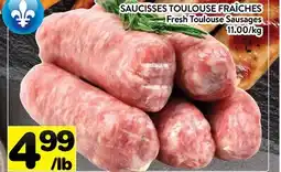Supermarché PA SAUCISSES TOULOUSE FRAÎCHES | Fresh Toulouse Sausages offer