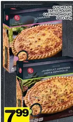 Supermarché PA QUICHES OU TARTES PLAISIRS GASTRONOMIQUES offer