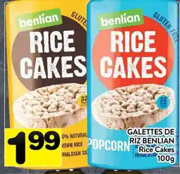 Supermarché PA GALETTES DE RIZ BENLIAN | Rice Cakes offer