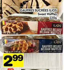 Supermarché PA Gaufres Sucrées Ilios | Sweet Waffles offer