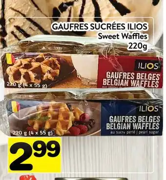 Supermarché PA Gaufres Sucrées Ilios | Sweet Waffles offer