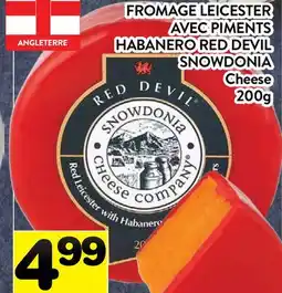 Supermarché PA Fromage Leicester Avec Piments Habanero Red Devil Snowdonia | Cheese offer