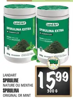 Marches Tau SPIRULINE NATURAL OU MENTHE LAND ART offer