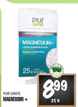 Marches Tau MAGNESIUM + PUR SANTE offer