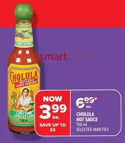 Metro Cholula hot sauce offer