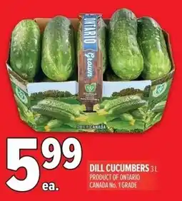 Metro Dill cucumbers offer