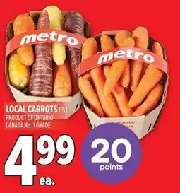 Metro Local carrots offer