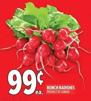 Metro Bunch radishes offer