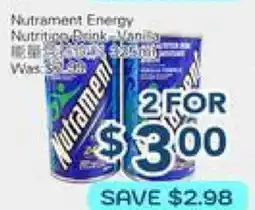 Oceans Fresh Food Market Nutrament Energy Nutritipp Drink offer