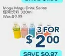Oceans Fresh Food Market Mogu Mogu Drink Series offer