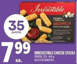 Metro Irresistible cheese sticks offer