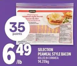 Metro Selection peameal style bacon rolled in cornmeal offer