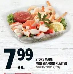 Metro Store made mini seafood platter offer