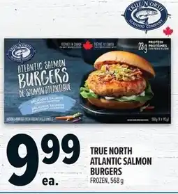 Metro True north atlantic salmon burgers offer