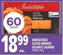 Metro Irresistible sliced smoked atlantic salmon frozen offer