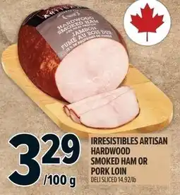 Metro Irresistibles artisan hardwood smoked ham or pork loin offer