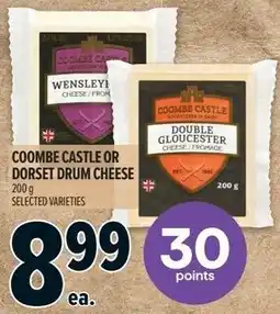Metro Coombe castle or dorset drum cheese offer
