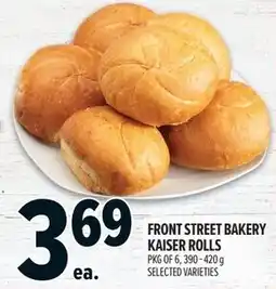 Metro Front street bakery kaiser rolls offer