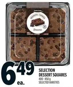Metro Selection dessert squares offer
