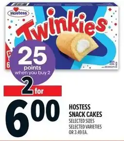 Metro Hostess snack cakes offer