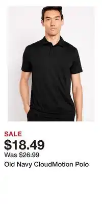 Old Navy Old Navy CloudMotion Polo offer