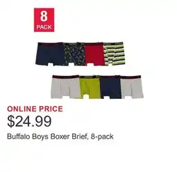 Costco Buffalo Boys Boxer Brief, 8-pack offer