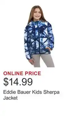 Costco Eddie Bauer Kids Sherpa Jacket offer