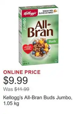 Costco Kellogg's All-Bran Buds Jumbo, 1.05 kg offer
