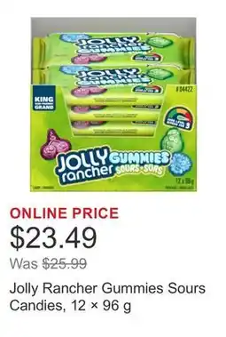 Costco Jolly Rancher Gummies Sours Candies, 12 × 96 g offer