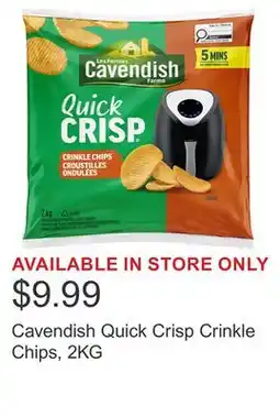 Costco Cavendish Quick Crisp Crinkle Chips, 2KG offer