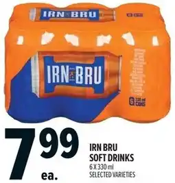 Metro Irn bru soft drinks offer