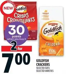 Metro Goldfish crackers offer