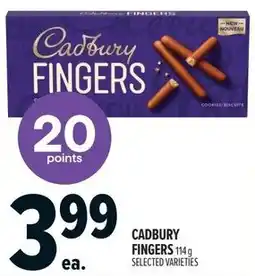 Metro Cadbury fingers offer