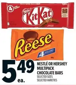 Metro Nestlé or hershey multipack chocolate bars offer