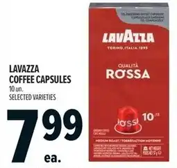 Metro Lavazza coffee capsules offer