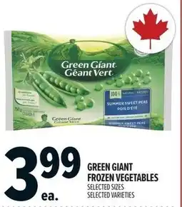 Metro Green giant frozen vegetables offer