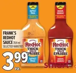 Metro Frank's redhot sauce offer