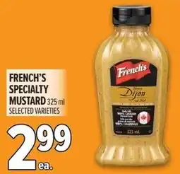 Metro French's specialty mustard offer