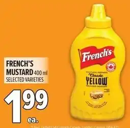 Metro French's mustard offer