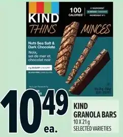 Metro Kind granola bars offer