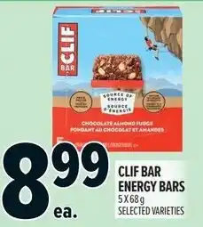 Metro Clif bar energy bars offer
