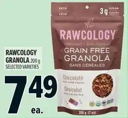 Metro Rawcology granola offer