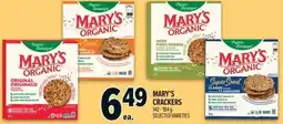 Metro Mary's crackers offer