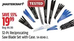 Canadian Tire Mastercraft 32-Pc Reciprocating Saw Blade Set with Case offer
